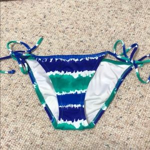 Victoria’s Secret Blue Green Bikini Bottom - XS
